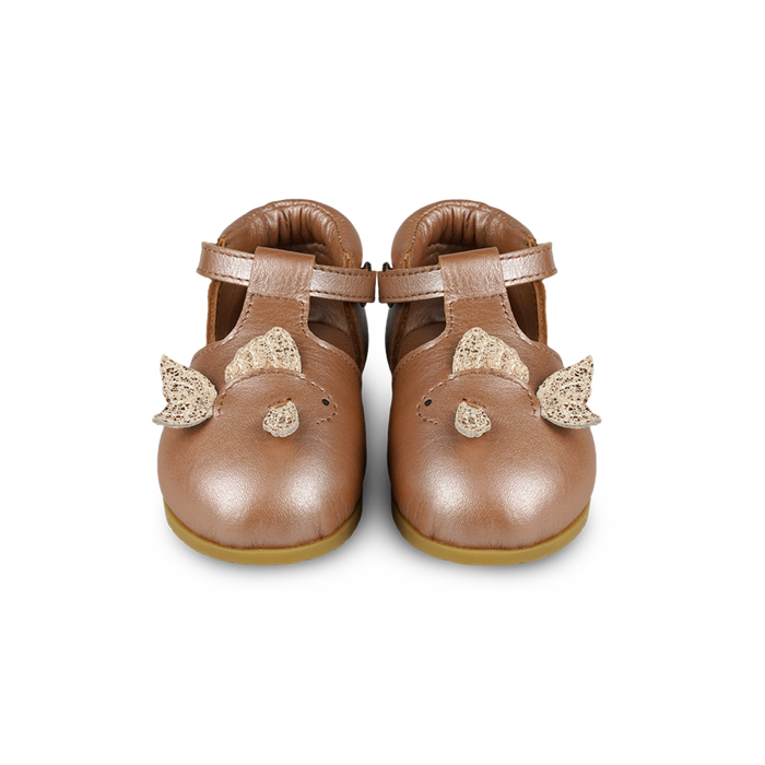 Donsje Zunu Shoes | Gold Fish | Clay Metallic Leather