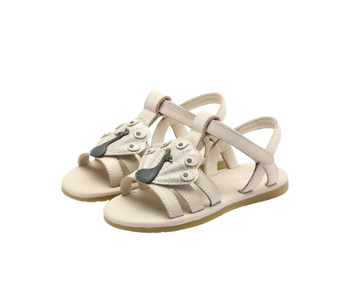 Donsje Zuza Sandals | Peacock | Ivory Leather
