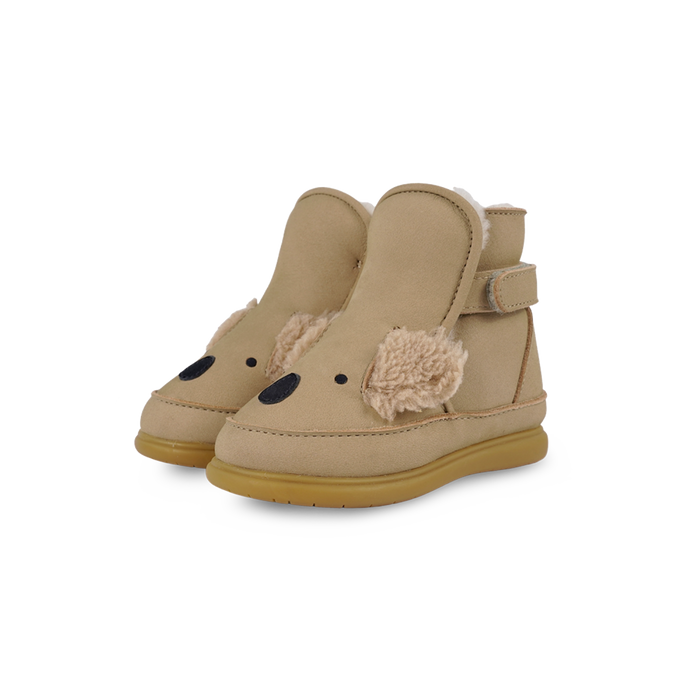 donsje Dubu Exclusive Shoes | Fluffy Koala | Taupe Nubuck