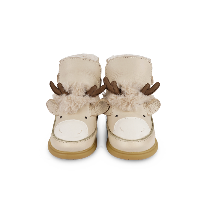 Donsje Dubu Exclusive Shoes | Reindeer | Ivory Classic Leather