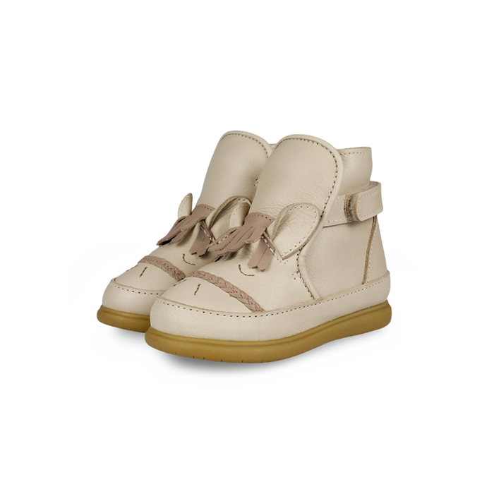 donsje Dubu Special Shoes | Horse | Ivory Classic Leather