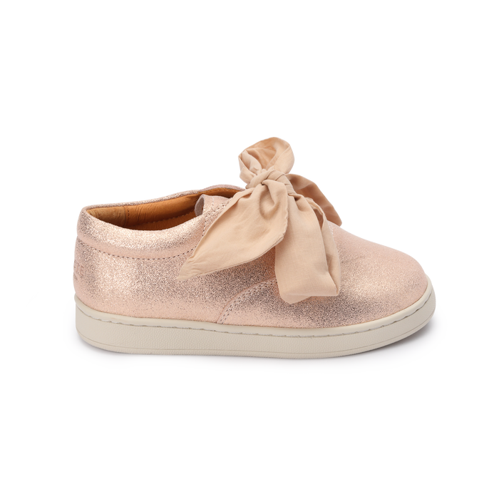 Donsje Emilia Organza Sneakers | Powder Metallic Leather