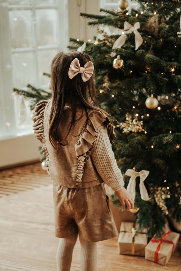 Donsje Floor Exclusive Hairclip | Powder Metallic Nubuck