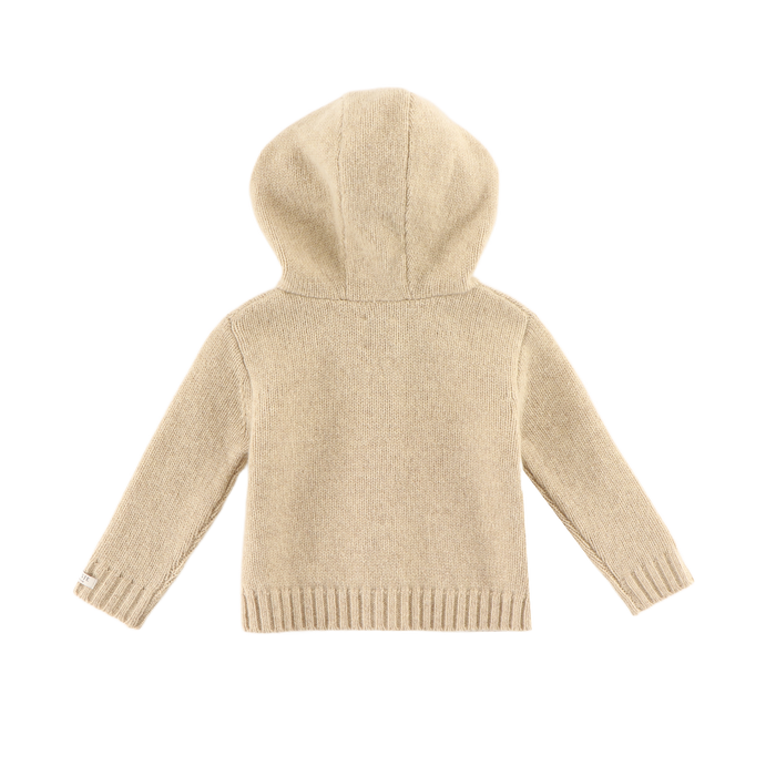 Donsje Gilane Merino Wool Cardigan | Biscotti Melange