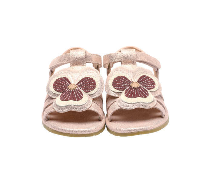 Donsje Iles Fields Sandals | Violette | Powder Metallic Leather