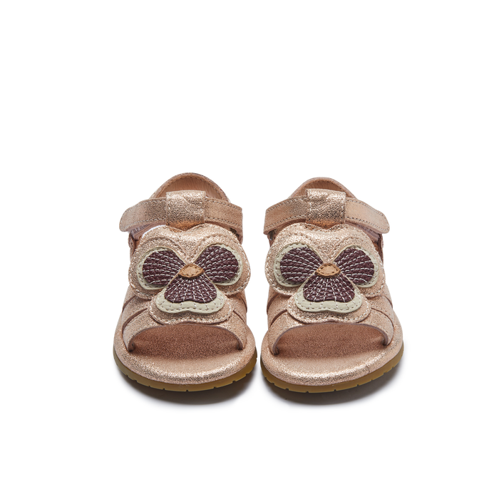 Donsje Jiles Fields Sandals | Violette | Powder Metallic Leather