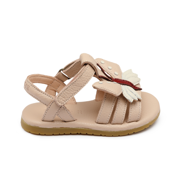 Donsje Jiles Sky Sandals | Butterfly | Light Rose Leather