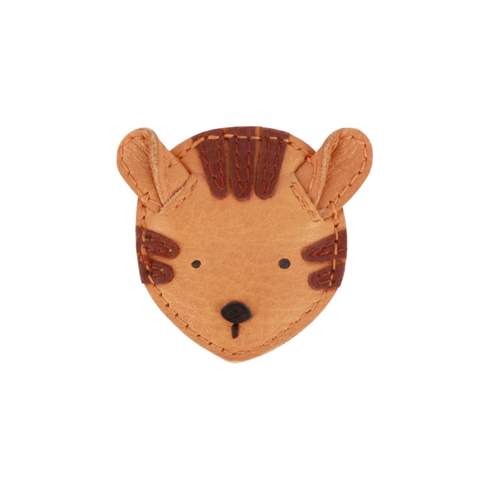 donsje Josy Classic Hairclip | Tiger | Camel Classic Leather