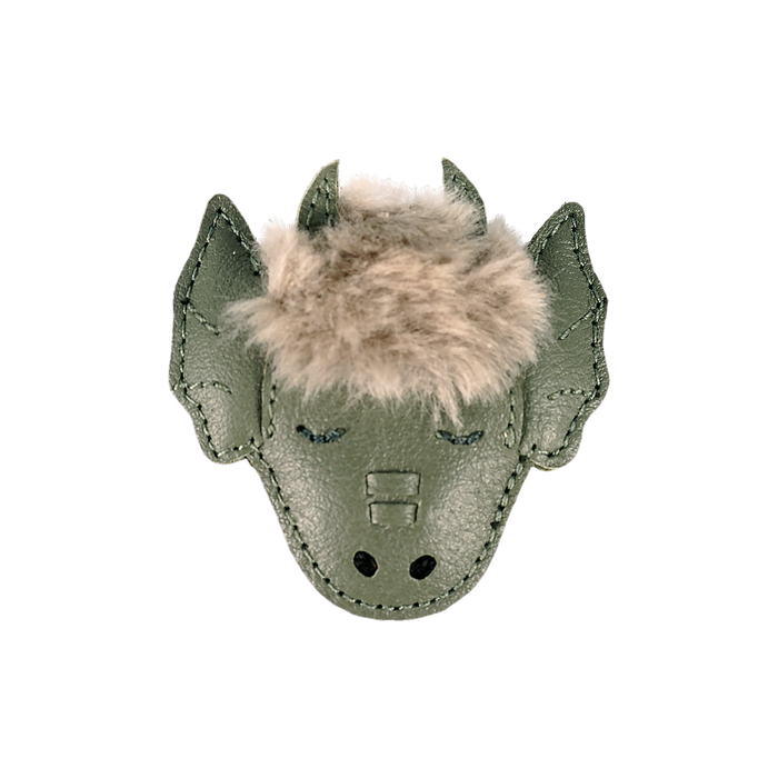 donsje Josy Exclusive Hairclip | Draak | Green Bay Leather