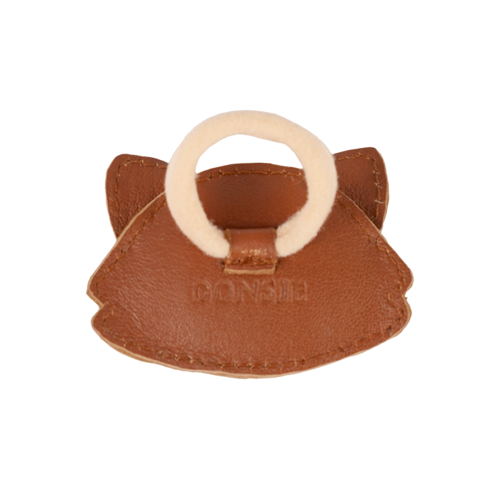 Donsje Josy Special Hair Tie | Red Panda | Maple Leather