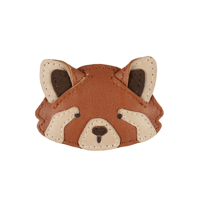 donsje Josy Special Hairclip | Red Panda | Maple Leather
