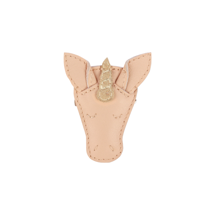 donsje Josy Special Hairclip | Unicorn | Light Rose Leather