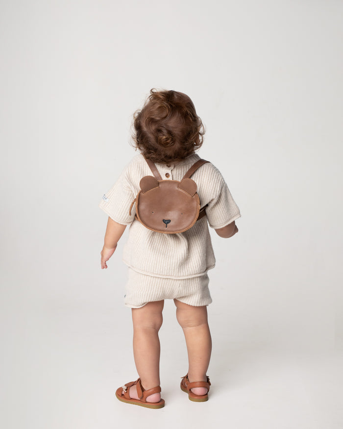 Donsje Kapi Classic Backpack | Bear | Cognac Classic Leather