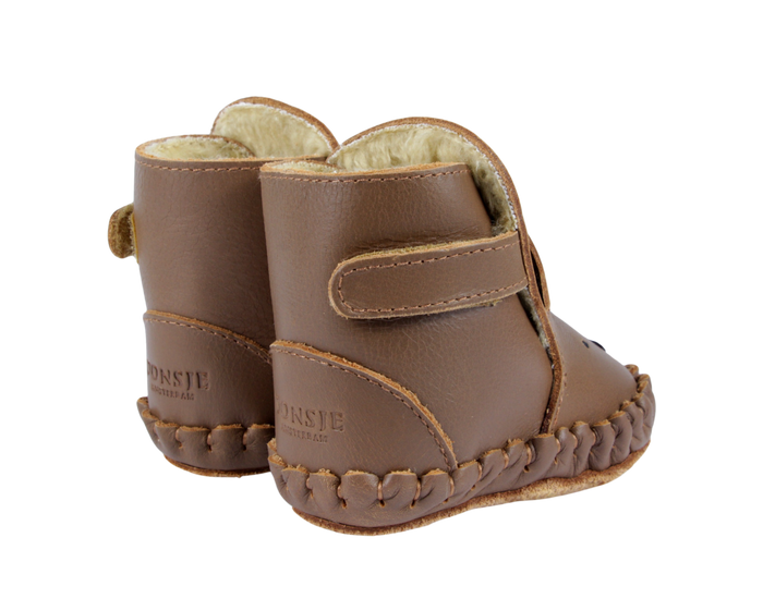 Donsje Kapi Classic Booties | Bear | Cognac Classic Leather