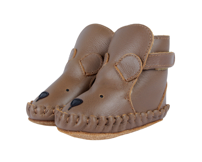 donsje Kapi Classic Booties | Bear | Cognac Classic Leather