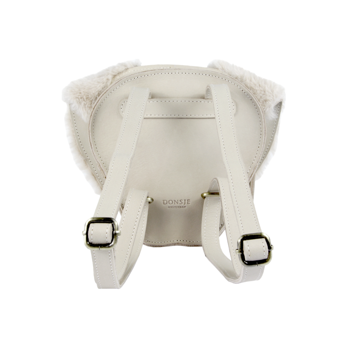 Donsje Kapi Exclusive Backpack | Golden Retriever | Ivory Classic Leather