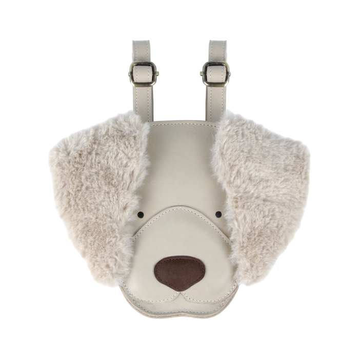 Donsje Kapi Exclusive Backpack | Golden Retriever | Ivory Classic Leather
