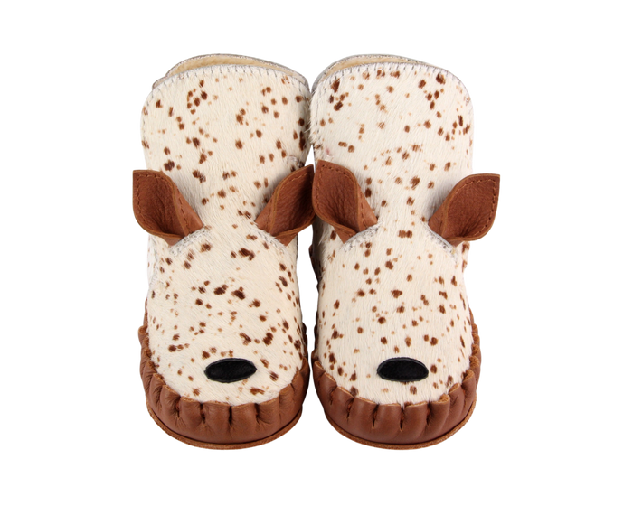 donsje Kapi Exclusive Booties | Bambi | Bambi Spotted Cow Hair