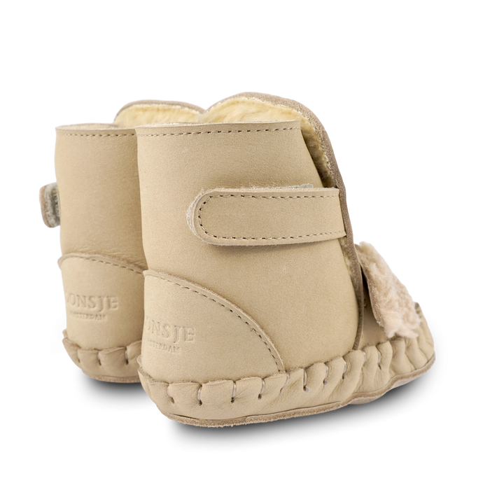 Donsje Kapi Exclusive Booties | Fluffy Koala | Taupe Nubuck