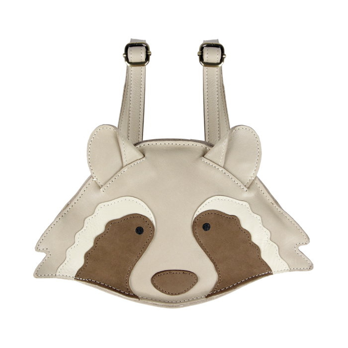 donsje Kapi Special Backpack | Raccoon | Ivory Classic Leather