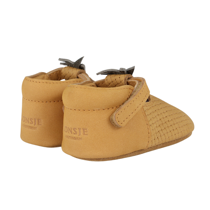 Donsje Nanoe Shoes | Pineapple | Caramel Stamped Nubuck
