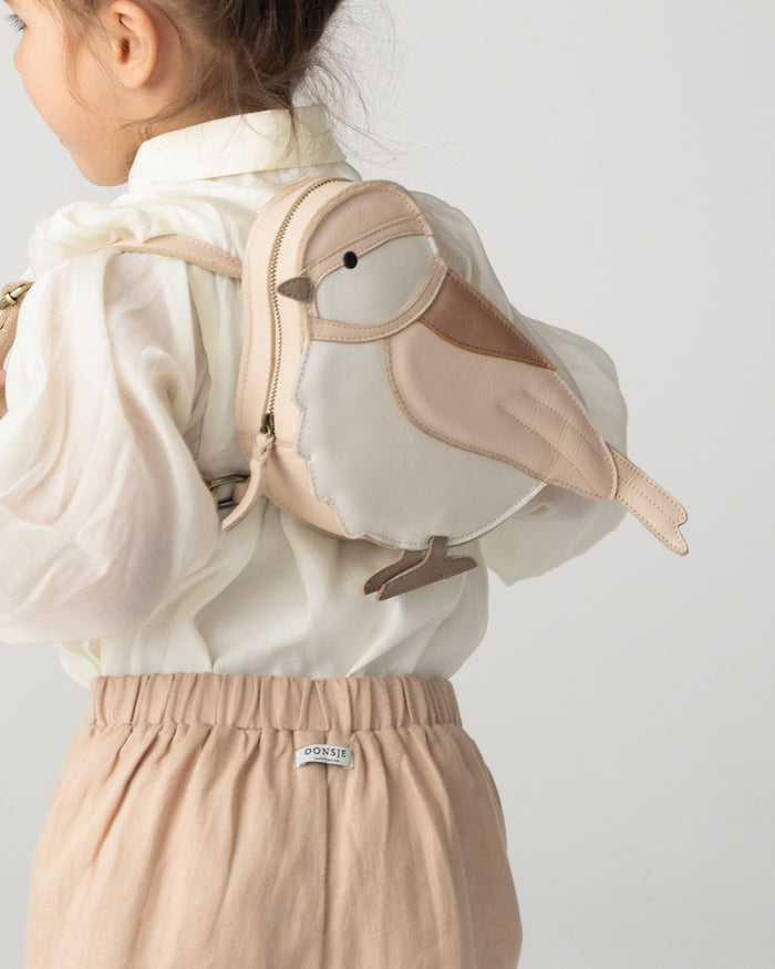 Donsje Pierre Backpack | Pink Chickadee | Powder Metallic Nubuck