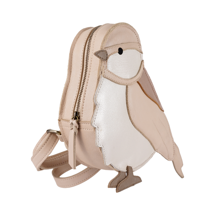 Donsje Pierre Backpack | Pink Chickadee | Powder Metallic Nubuck