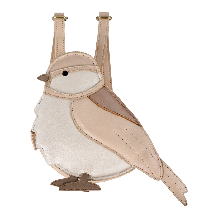 donsje Pierre Backpack | Pink Chickadee | Powder Metallic Nubuck