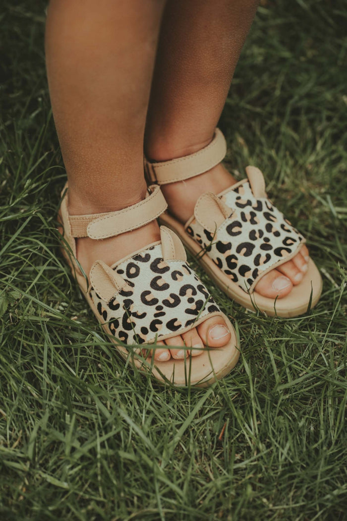 Donsje Qara Sandals | Leopard | Leopard Spotted Cow Hair
