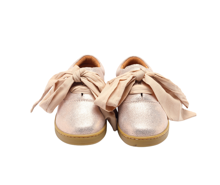 Donsje Qemilia Organza Sneakers | Powder Metallic Leather