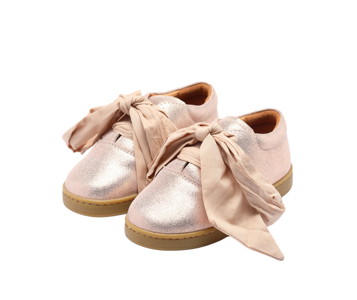 donsje Qemilia Organza Sneakers | Powder Metallic Leather