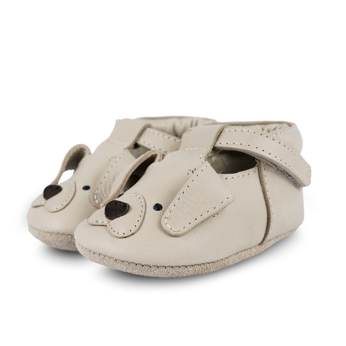 donsje Spark Special Shoes | Golden Retriever | Ivory Classic Leather