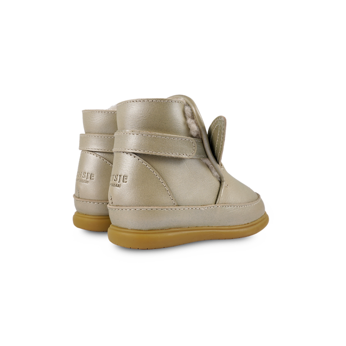 Donsje Sprink Shoes | Bunny | Champagne Metallic Leather
