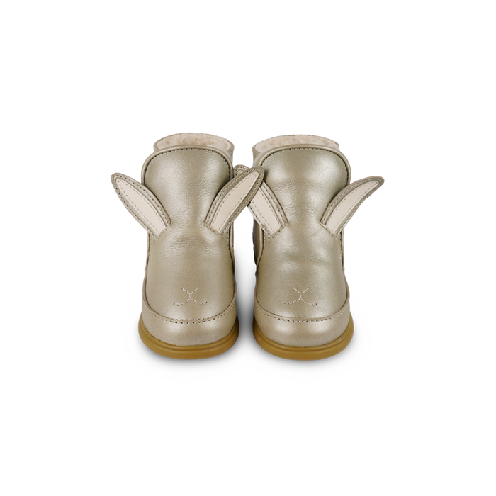 Donsje Sprink Shoes | Bunny | Champagne Metallic Leather