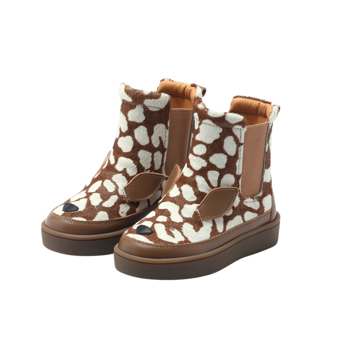 donsje Thuru Exclusive Boots | Bambi | Brown Spotted Cow Hair