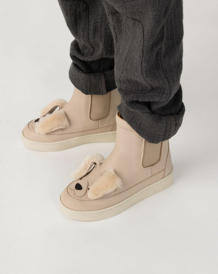 Donsje Thuru Exclusive Boots | Golden Retriever | Ivory Leather