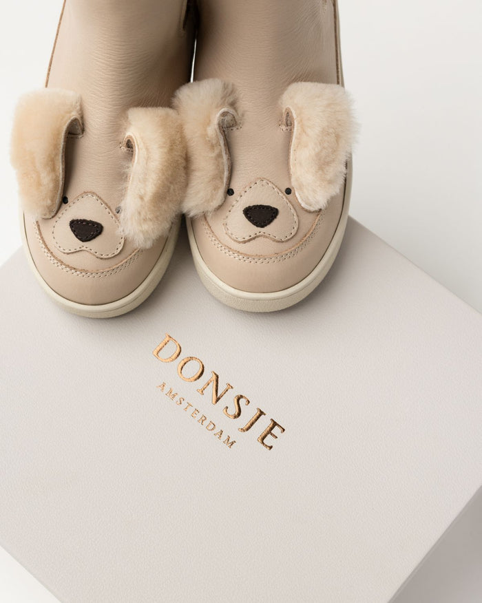 Donsje Thuru Exclusive Boots | Golden Retriever | Ivory Leather