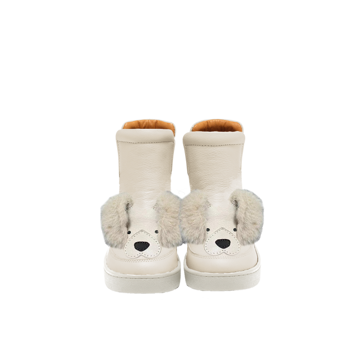 donsje Thuru Exclusive Boots | Golden Retriever | Ivory Leather