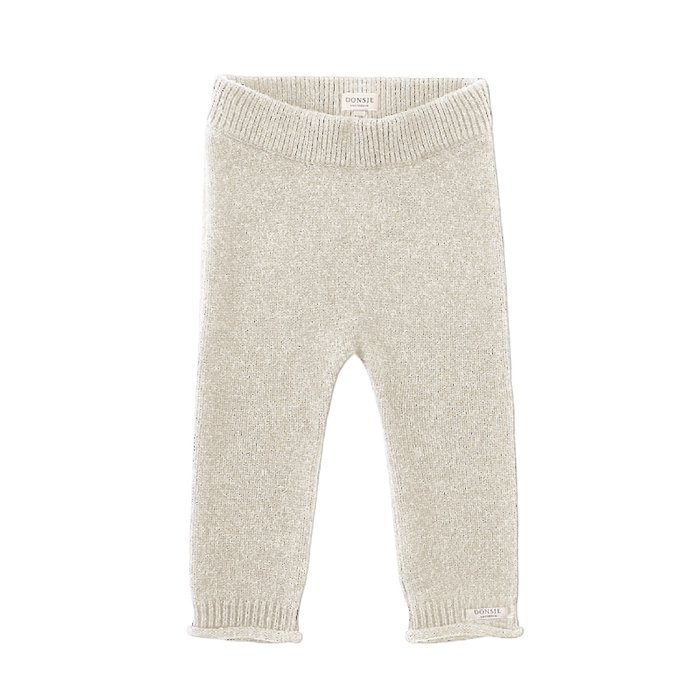 Donsje Trig Merino Wool Trousers | Arctic Ivory Melange
