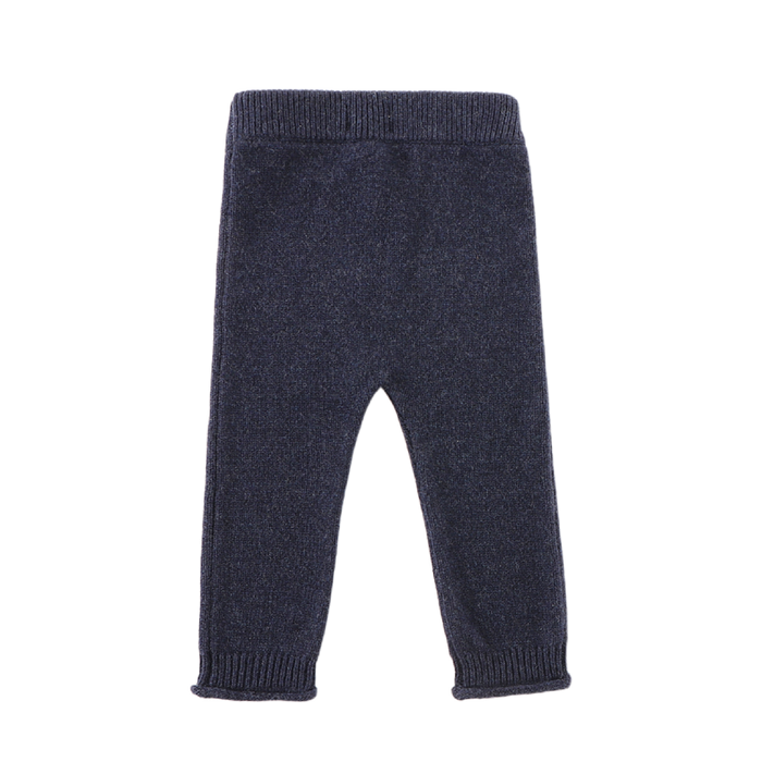 Donsje Trig Merino Wool Trousers | Blue Marine Melange