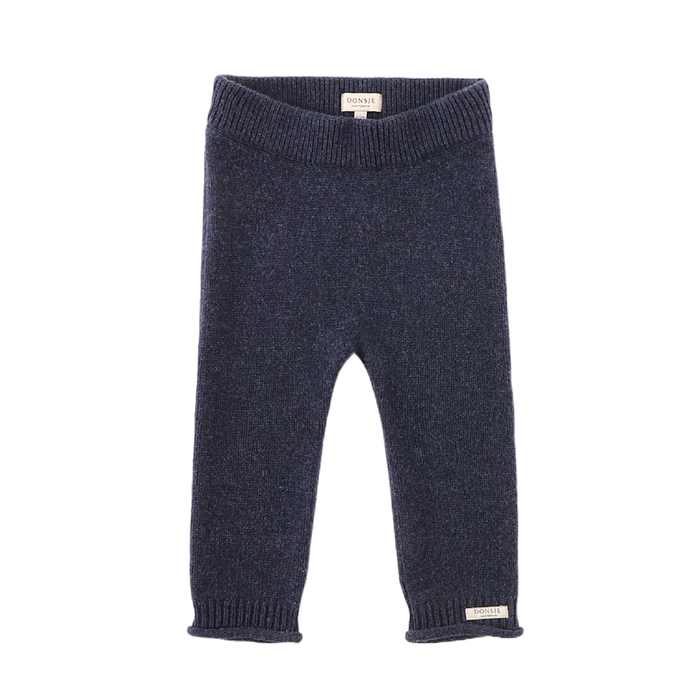 donsje Trig Merino Wool Trousers | Blue Marine Melange