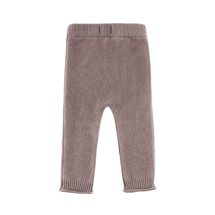 Donsje Trig Merino Wool Trousers | Dark Taupe Melange