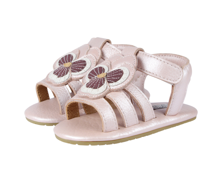 donsje Tuti Fields Sandals | Violette | Rose Metallic Leather