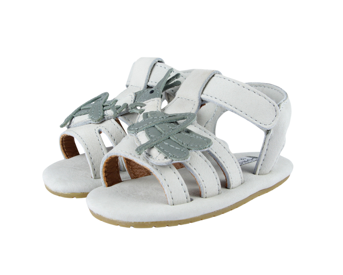 Donsje Tuti Sky Sandals | Grasshopper | Light Grey Nubuck