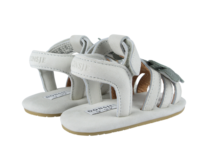 Donsje Tuti Sky Sandals | Grasshopper | Light Grey Nubuck