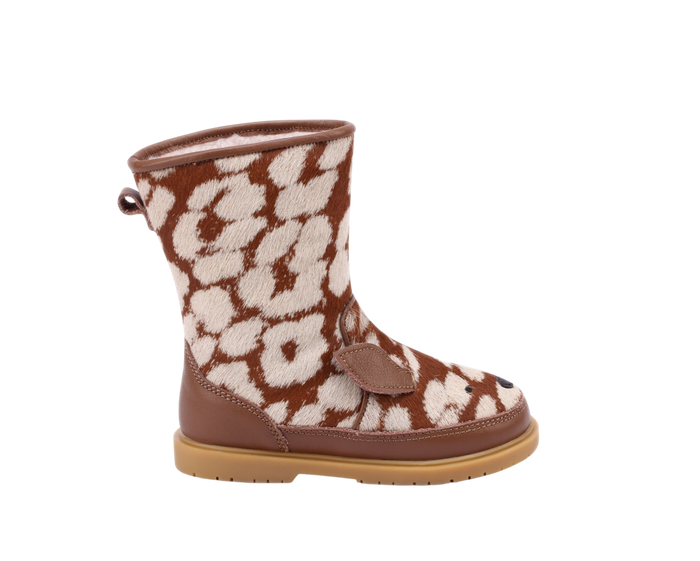 Donsje Wadudu Exclusive Boots | Bambi | Brown Spotted Cow Hair