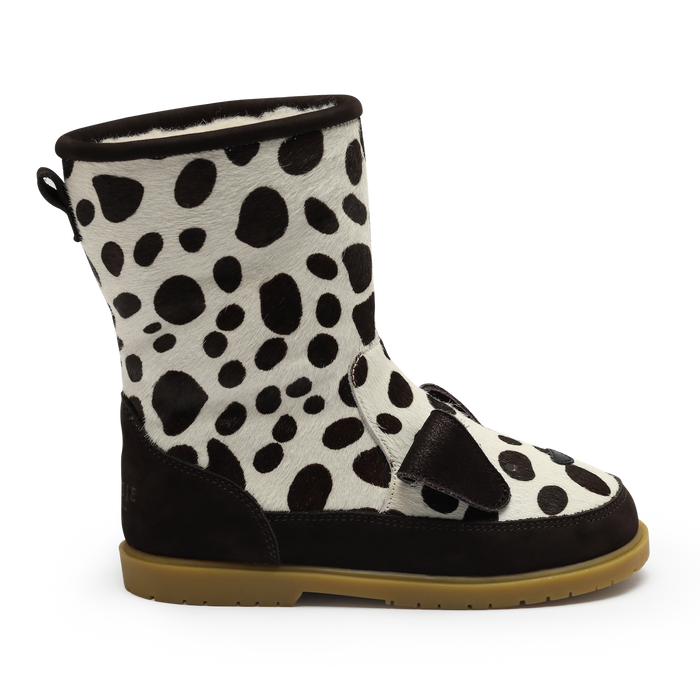 Donsje Wadudu Exclusive Boots | Dalmatian | Spotted Cow Hair
