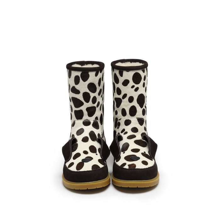 Donsje Wadudu Exclusive Boots | Dalmatian | Spotted Cow Hair
