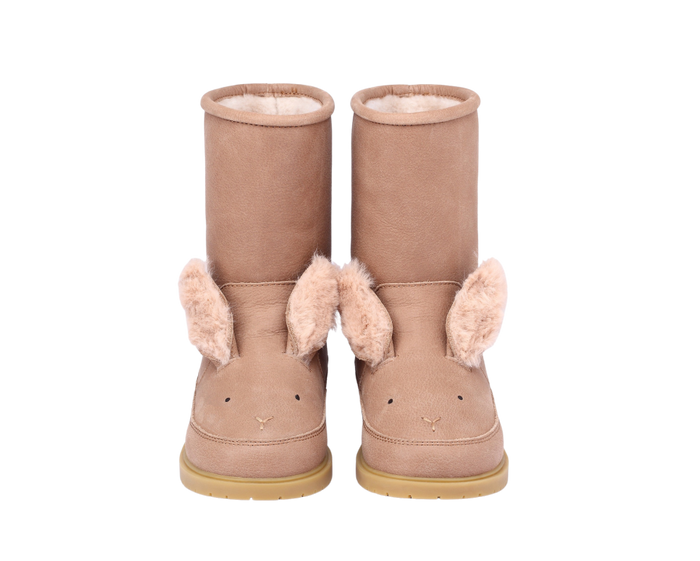 Donsje Wadudu Exclusive Boots | Fluffy Bunny | Hazelnut Leather