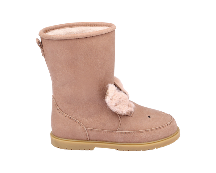 Donsje Wadudu Exclusive Boots | Fluffy Bunny | Hazelnut Leather